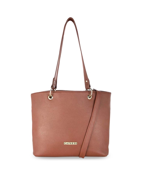 

Caprese Brown Solid Shoulder Bag