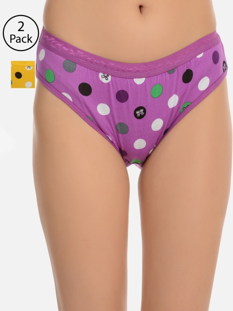 

Mod & Shy Women Pack of 2 Assorted Printed Briefs MU7479