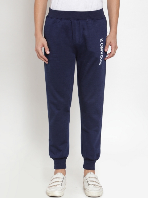 

Rodamo Men Navy Blue Solid Slim-Fit Joggers