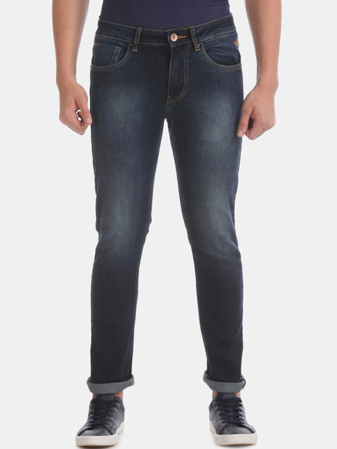 

Flying Machine Men Blue Slim Fit Mid-Rise Clean Look Jeans