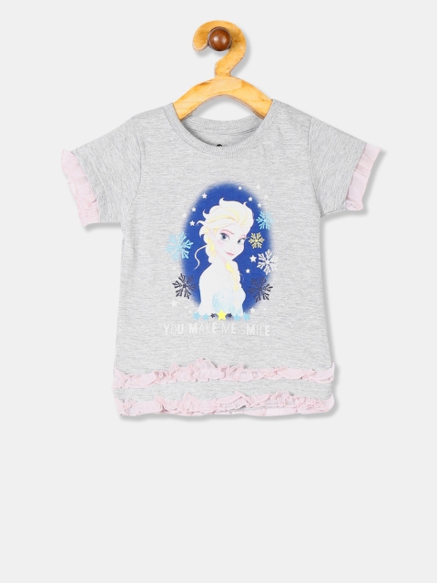 

Colt Girls Grey & Blue Frozen Printed Top