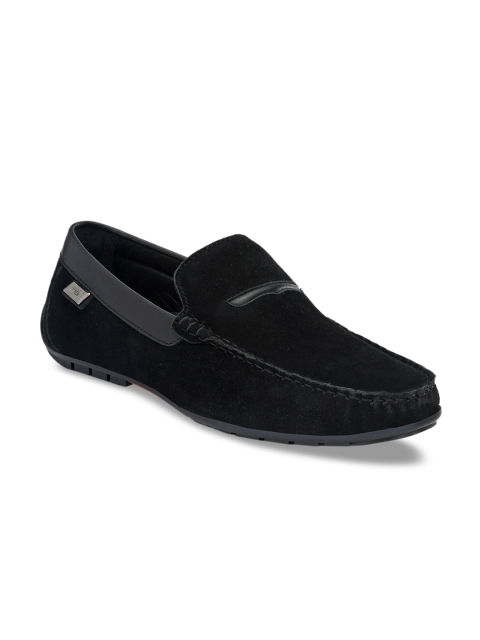

Hitz Men Black Leather Loafers
