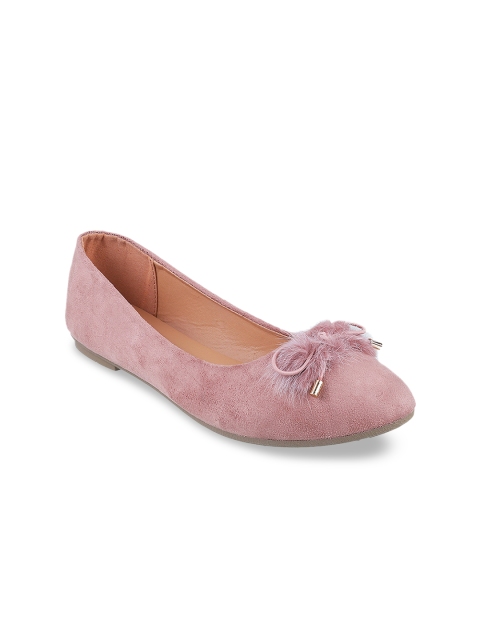 

Metro Women Pink Solid Ballerinas