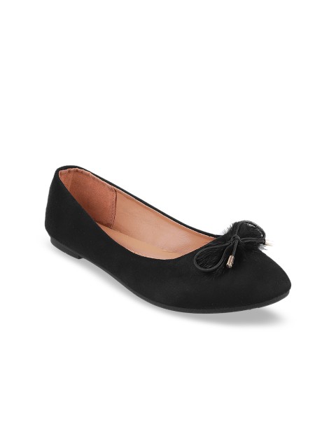 

Metro Women Black Solid Ballerinas