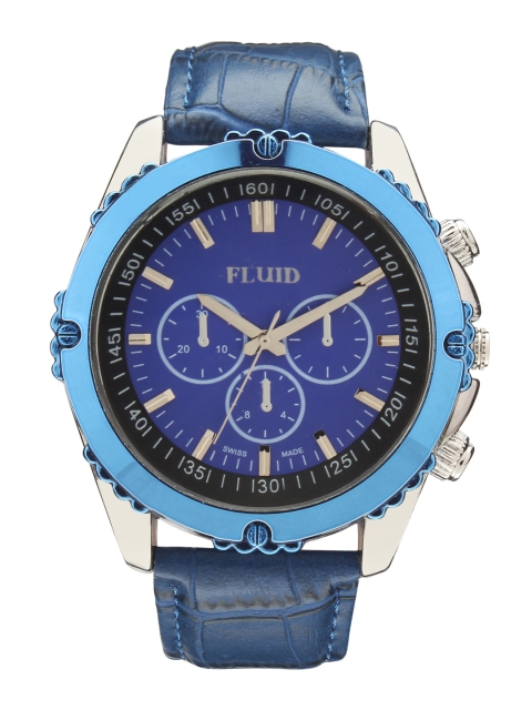 

FLUID Men Blue Analogue Leather Watch FL-20-908-BL01