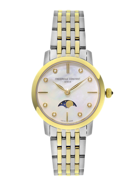 

Frederique Constant Women Silver-Toned Analogue Watch FC-206MPWD1S3B