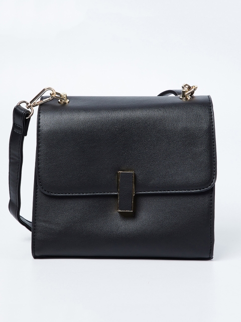 

CODE by Lifestyle Black Solid Sling Bag