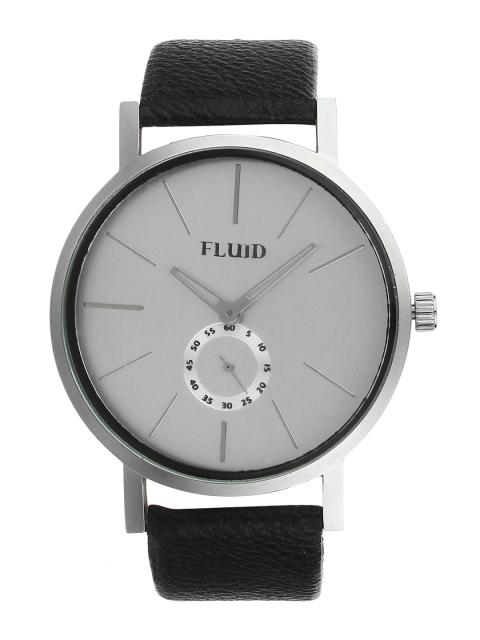 

FLUID Men Grey Analogue Leather Watch FL-20-916-BK01