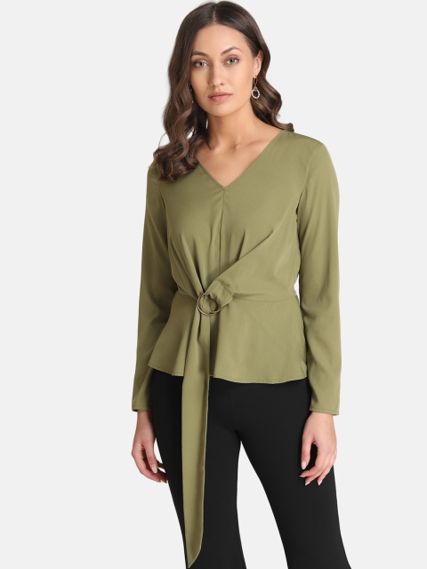 

Kazo Women Green Solid Top