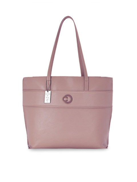 

Caprese Pink Solid Shoulder Bag
