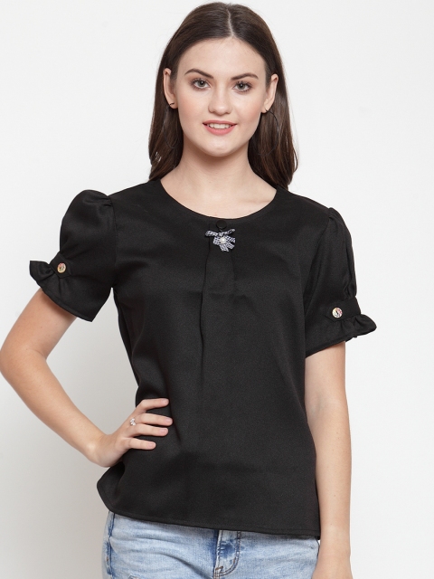 

armure Women Black Solid Top