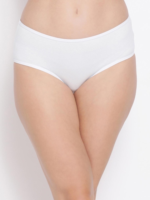 

Clovia Women White Bubbles Print Mid-Rise Hipster Brief PN3371A03S