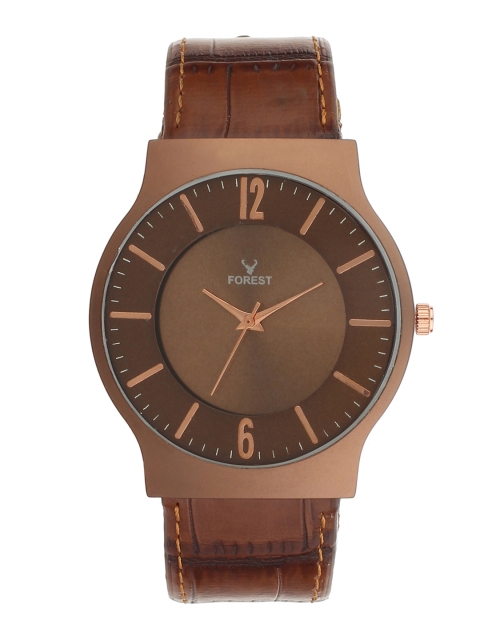 

Hobforestessentials Men Brown Analogue Watch FR-282-BR