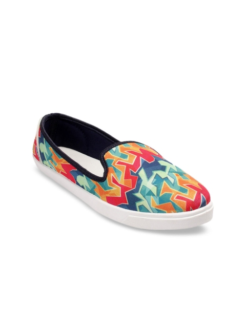 

meriggiare Women Multicoloured Slip-On Sneakers, Multi