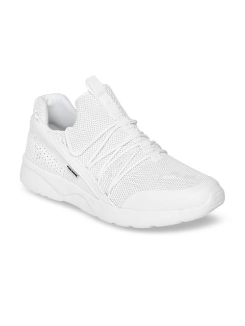 

Flying Machine Men White Solid Sneakers