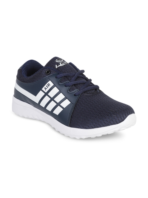 

Lancer Men Navy Blue & White Sneakers