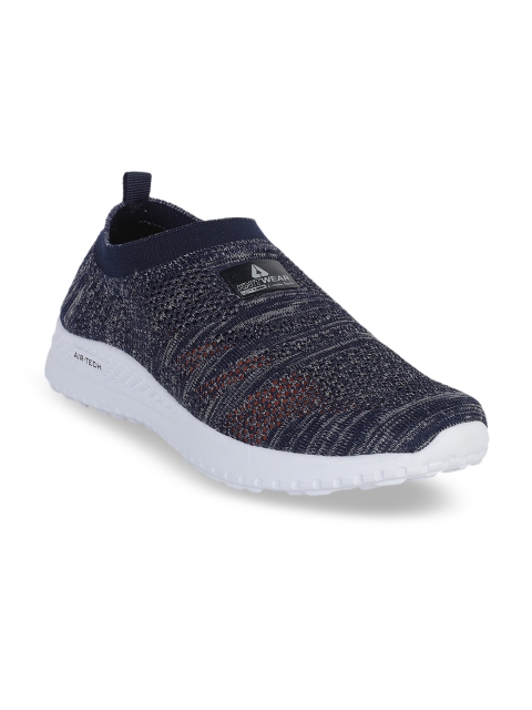 

Lancer Men Navy Blue Slip-On Sneakers