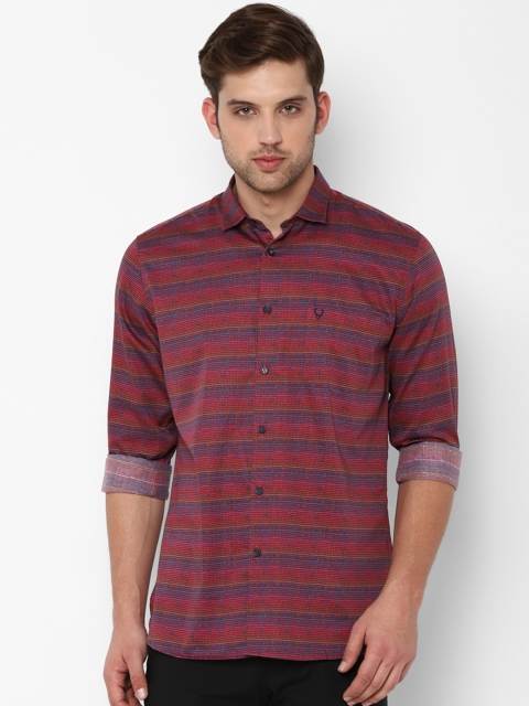 

Allen Solly Men Multicoloured Slim Fit Checked Casual Shirt, Multi