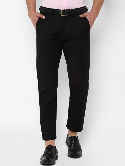 

Allen Solly Men Black Regular Fit Solid Formal Trousers