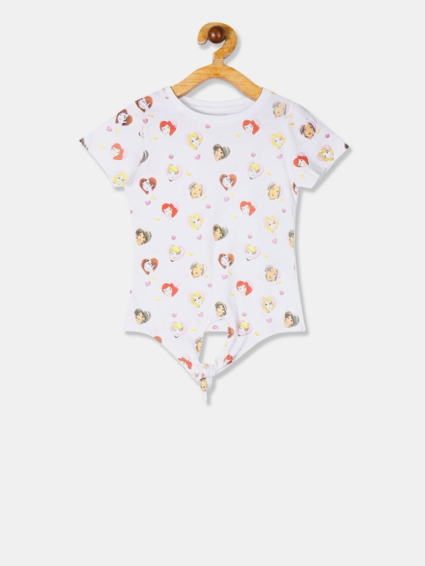

Colt Girls White Printed Disney Princess Top