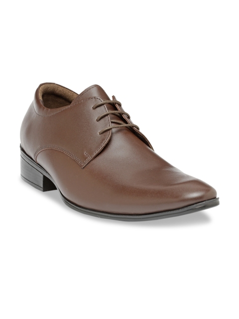 

Teakwood Leathers Men Brown Solid Formal Leather Derbys