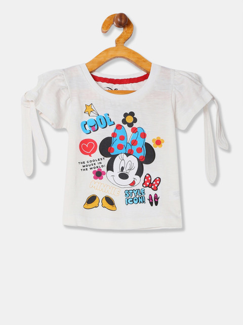 

Colt Girls White Printed Top