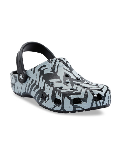 

Crocs Unisex Grey & Blue Clogs
