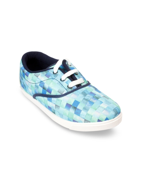 

meriggiare Women Blue Printed Sneakers
