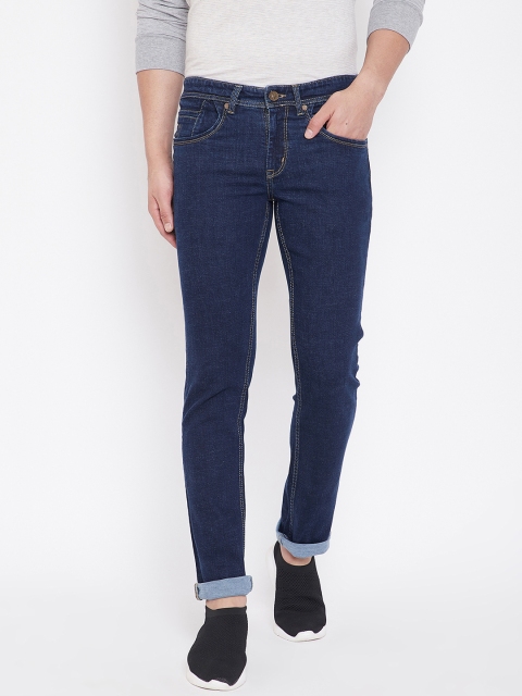 

American Archer Men Blue Slim Fit Low-Rise Clean Look Stretchable Jeans