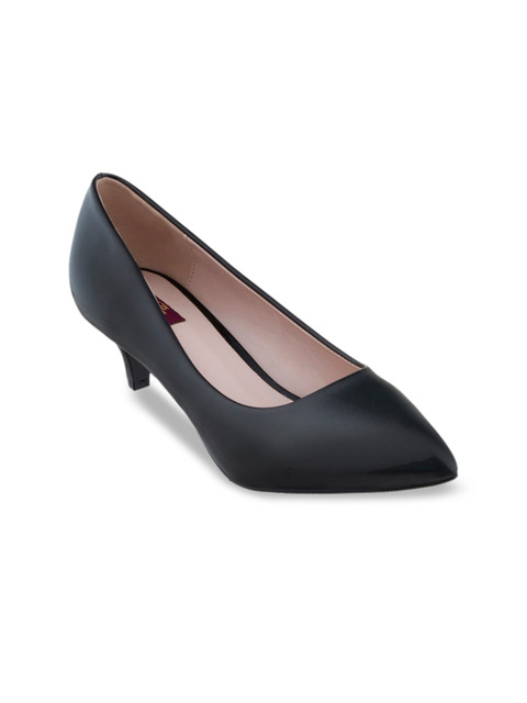 

SHUZ TOUCH Women Black Solid Pumps