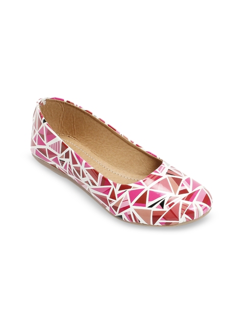 

meriggiare Women Pink Printed Ballerinas