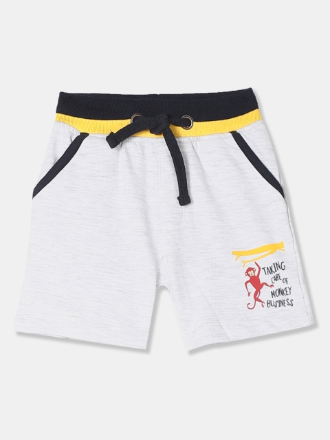 

Donuts Boys Grey Solid Regular Fit Regular Shorts