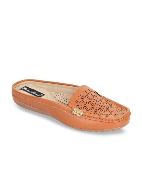 

Bruno Manetti Women Tan Brown Loafers