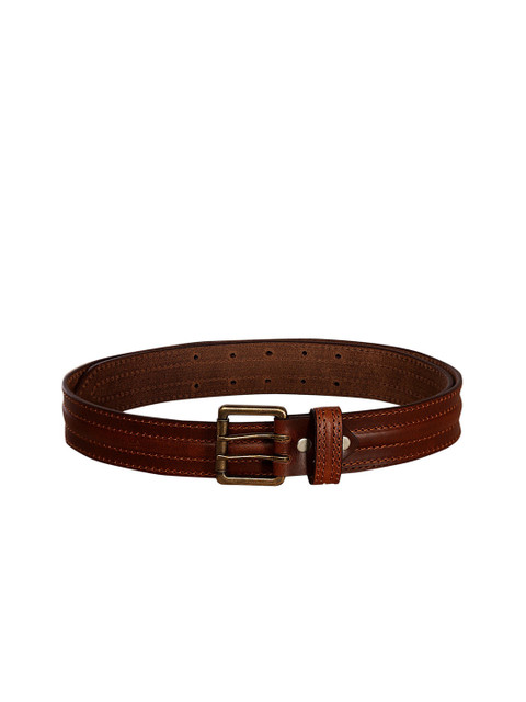 

SCHARF Men Brown Solid Genuine Leather Belt