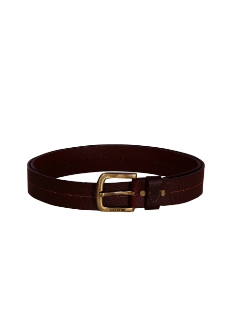 

SCHARF Men Brown Solid Belt