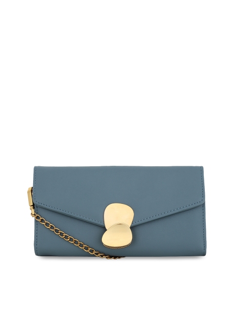 

Diana Korr Women Blue Solid Two Fold Wallet