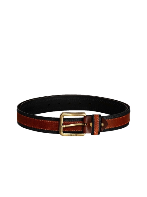 

SCHARF Men Black & Brown Solid Belt