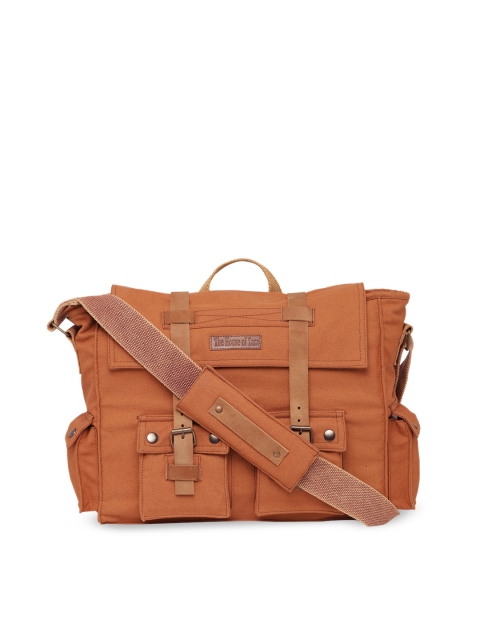 

The House of Tara Unisex Brown Solid Messenger Bag