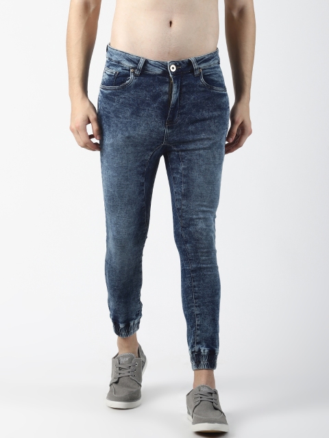 

SHELTR Men Blue Regular Fit Mid-Rise Clean Look Jeans