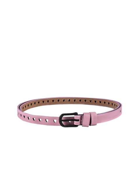 

BuckleUp Women Pink Solid Belt