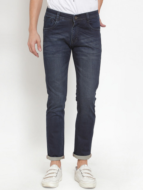 

Rodamo Men Blue Slim Fit Mid-Rise Clean Look Stretchable Jeans