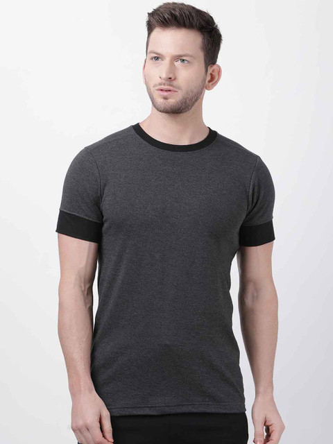 

Macroman M-Series Men Charcoal Grey Solid Thermal Top