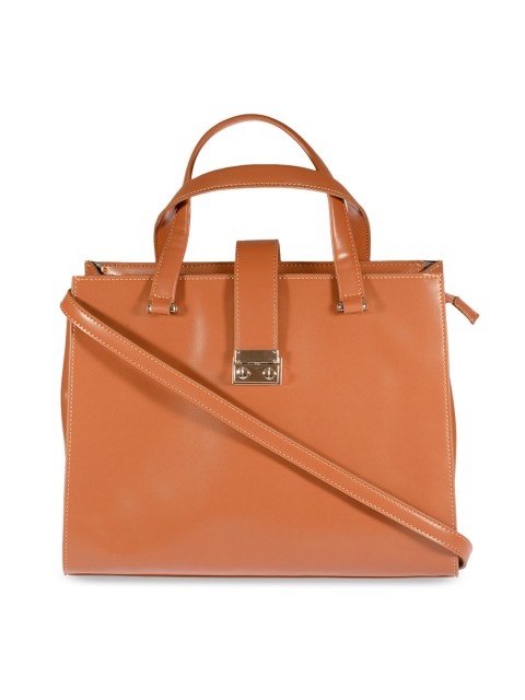 

HEATWAVE Tan Brown Solid Handheld Bag