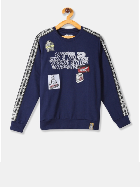 

Colt Boys Blue Printed Sweatshirt