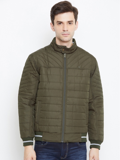 

Duke Men Solid Puffer Jacket Jacket, Olive