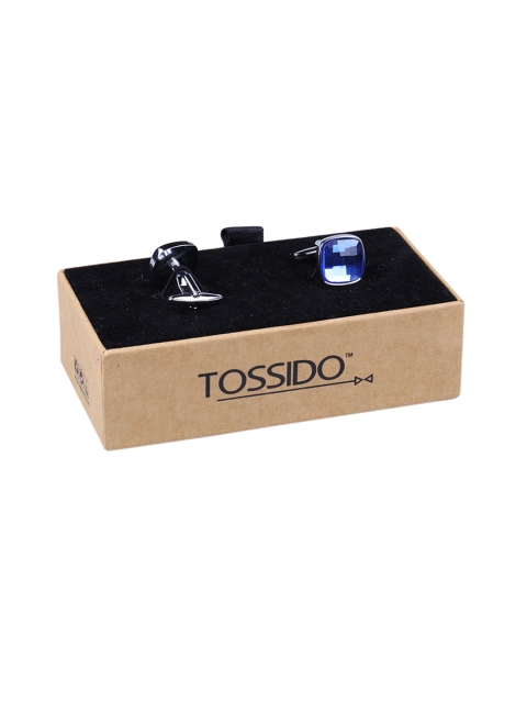 

Tossido Blue Square Cufflinks