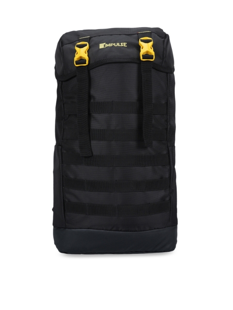 

Impulse Unisex Black Solid Backpack
