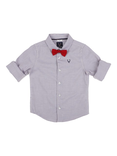 

Allen Solly Junior Boys Pink & Blue Regular Fit Checked Casual Shirt