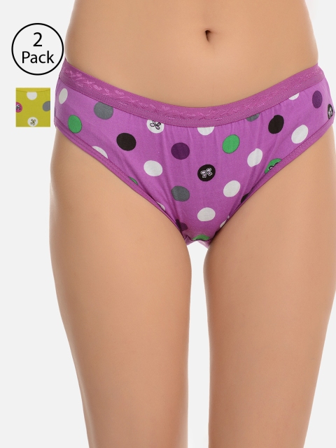 

Mod & Shy Women Pack of 2 Assorted Printed Hipster Briefs MU7475