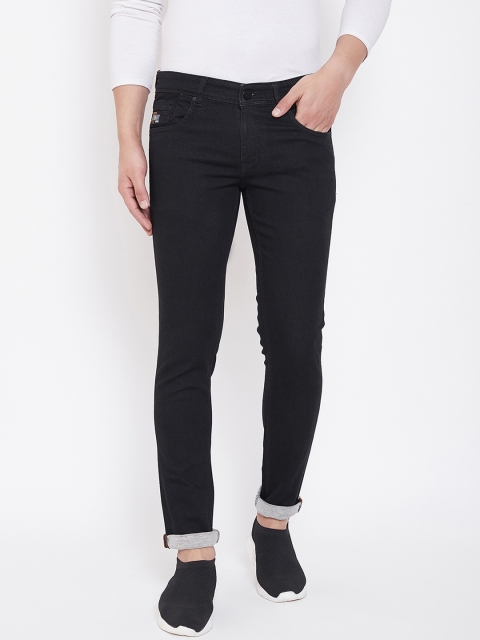 

Canary London Men Black Skinny Fit Low-Rise Clean Look Stretchable Jeans